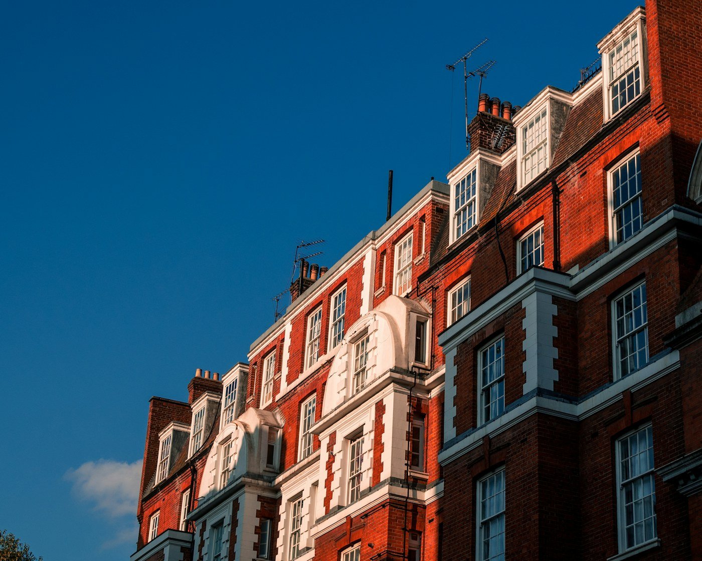 London residential apartment building maintained for private landlords