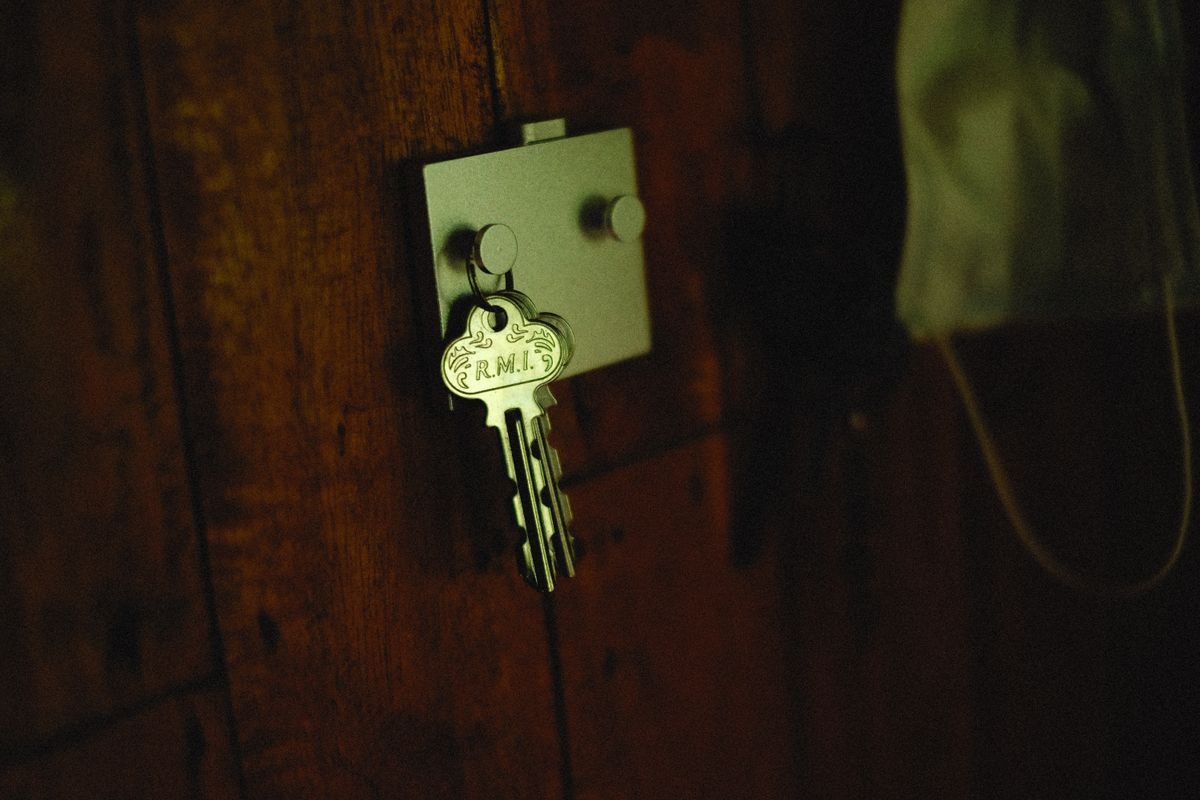 Locksmith in Newham fitting a door lock